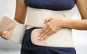 Handling the back brace Handling the back brace