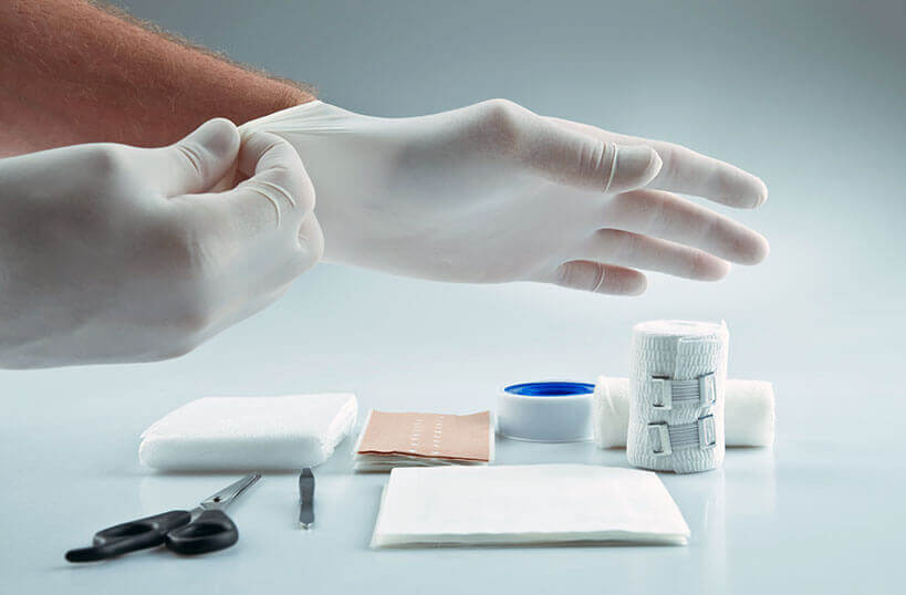 Robust, lightweight, and comfortable to wear - Nitrile disposable gloves from Medicalcorner24® Nitrile gloves are allergy-friendly and suitable for sensitive skin
