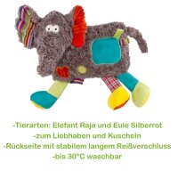 Cuddly toy with 0,8 liter hot water bottle
