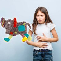 Cuddly toy with 0,8 liter hot water bottle