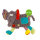 Cuddly toy with 0,8 liter hot water bottle