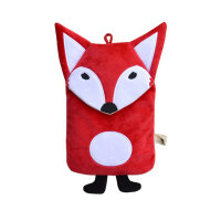 Hugo Frosch eco hot water bottle 0.8 L, velour cover, various. Animals