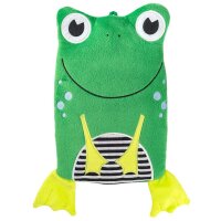 Hugo Frosch eco hot water bottle 0.8 L, velour cover, various. Animals