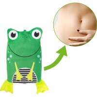 Hugo Frosch eco hot water bottle 0.8 L, velour cover, various. Animals