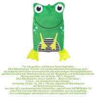 Hugo Frosch eco hot water bottle 0.8 L, velour cover, various. Animals