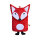Hugo Frosch eco hot water bottle 0.8 L, velour cover, various. Animals