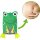 Hugo Frosch eco hot water bottle 0.8 L, velour cover, various. Animals