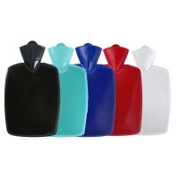 Hugo Frosch Classic Hot Water Bottle 1,8 L, half lamella,...