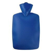 Hugo Frosch Classic hot water bottle 1.8 L, lamella, red...