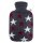Hugo Frosch Classic Hot Water Bottle 1.8 L, knitted cover, various. Pattern