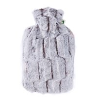 Hugo Frosch Classic Hot Water Bottle 1,8 L, fleece cover,...