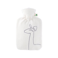 Hugo Frosch Classic Hot Water Bottle 1,8 L, Doublefleece cover, various. Colors