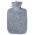 Hugo Frosch Classic Hot Water Bottle 1,8 L, Knitted Cover Lurex, various. Colors