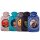Hugo Frosch Classic Hot Water Bottle 1,8 L, Nicki Velour Cover, various. Pattern