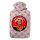 Hugo Frosch Classic Hot Water Bottle 1,8 L, Nicki Velour Cover, various. Pattern