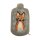 Hugo Frosch Classic Hot Water Bottle 1.8 L, felt cover, various. Pattern