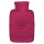 Hugo Frosch Classic Hot Water Bottle 1.8 L, felt cover, various. Pattern