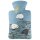Hugo Frosch Classic Hot Water Bottle 1.8 L, felt cover, various. Pattern