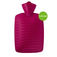 Hugo Frosch Classic Hot Water Bottle 1.8 L, wickerwork look, various. Colors