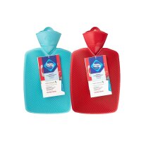 Hugo Frosch Classic Hot Water Bottle 1.8 L, Half Lamelle,...
