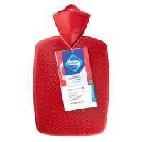Hugo Frosch Classic Hot Water Bottle 1.8 L, Half Lamelle,...