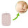 Hugo Frosch Mini Hot Water Bottle 0,2 L, organic cotton cover, various patterns