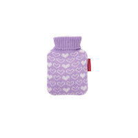 Hugo Frosch mini hot water bottle 0.2 L, knitted cover,...