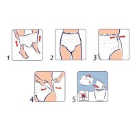 Seni Active Super Incontinence Brief, Rip Open, Discharge Barriers
