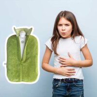 Hugo Frosch eco hot water bottle 2,0 L, organic cover, different. Colors