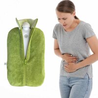 Hugo Frosch eco hot water bottle 2,0 L, organic cover, different. Colors