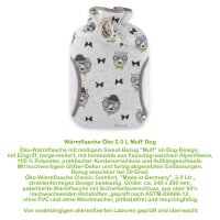 Hugo Frosch Eco Hot Water Bottle 2,0 L, Muff Cover, various Pattern
