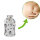 Hugo Frosch Eco Hot Water Bottle 2,0 L, Muff Cover, various Pattern