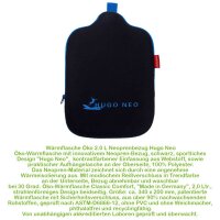 Hugo Frosch Eco Hot Water Bottle 2,0 L, Neoprene Cover, various Pattern