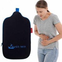 Hugo Frosch Eco Hot Water Bottle 2,0 L, Neoprene Cover, various Pattern