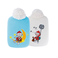Hugo Frosch Eco Hot Water Bottle 0,8 L, Softfleece,...