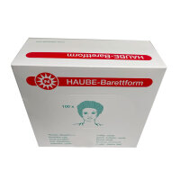 Noba spunbond hood, beret shape, 100 pieces, 3 colors