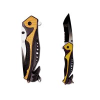 TEE-UU Snap Eco Rescue Knife, Steel Blade, Belt Clip,...