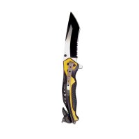 TEE-UU Snap Eco Rescue Knife, Steel Blade, Belt Clip,...