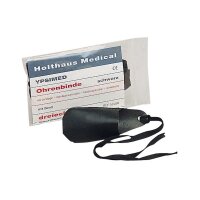 Holthaus Medical YPSIMED Ear Bandage, Black 3 Corners...
