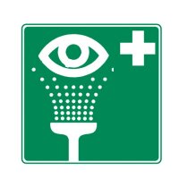 Holthaus Medical Rescue Sign Eye Rinsing Station, Glow...