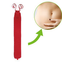 SÃ¤nger hottie Longi with knitted cover and straps, red queen, 77 cm