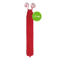 SÃ¤nger hottie Longi with knitted cover and straps, red queen, 77 cm