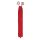 SÃ¤nger hottie Longi with knitted cover and straps, red queen, 77 cm