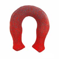 Neck warmer "Pixel Orange", 1,4L, with knitted...