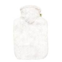 Hugo Frosch Classic Hot Water Bottle 1.8 L, fleece cover,...