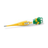 Baby set with baby bottle, fever thermometer and small...