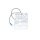 Ratiomed urinary bag standard, non-sterile, 90cm hose, 100 pack, sizes