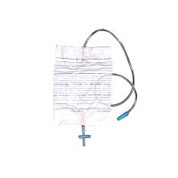 Ratiomed urine bag, return stop, outlet, 90cm tube, 2...