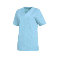 Leiber Slip-on Casaques for ladies, short sleeve, side/chest pockets, XS-3XL, versch. Colors