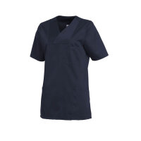 Leiber Slip-on Casaques for ladies, short sleeve, side/chest pockets, XS-3XL, versch. Colors